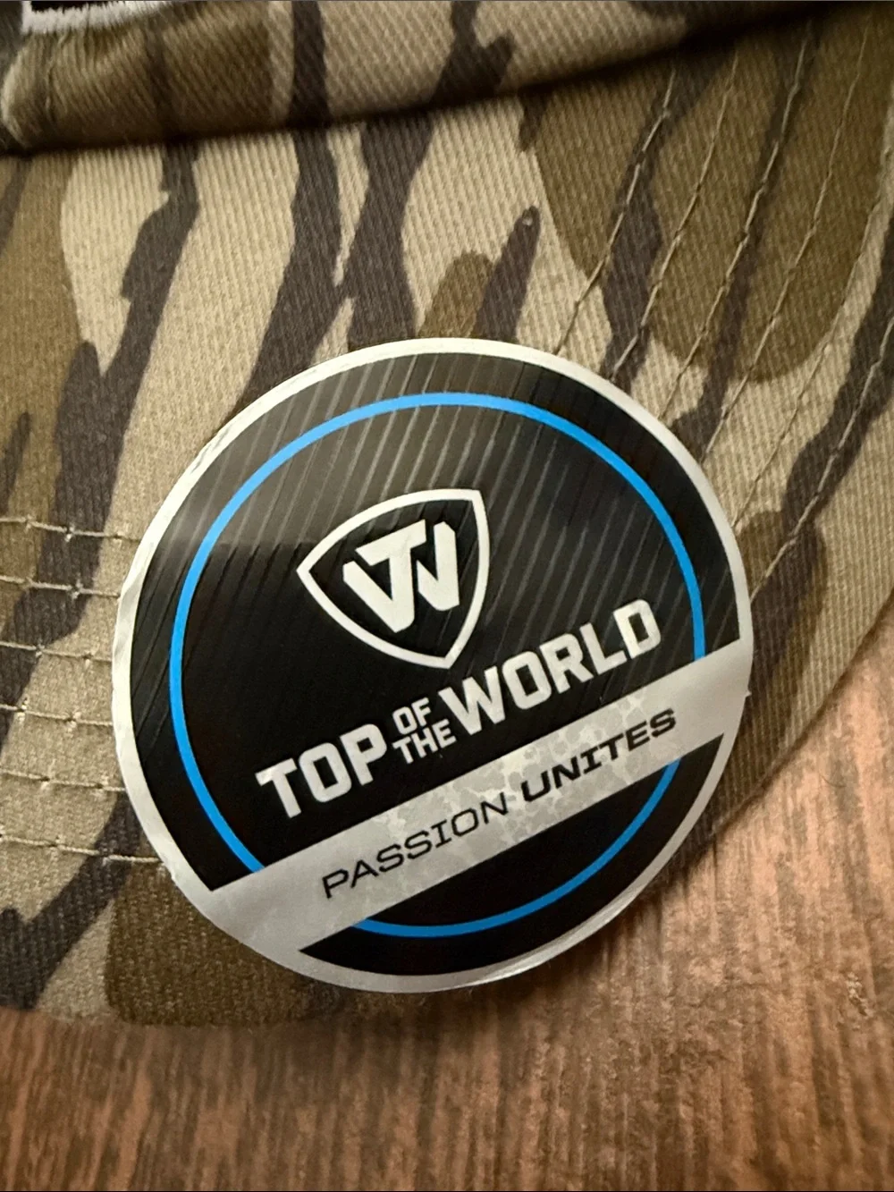 Unisex UCF Knights Top Of The World Mossy Oak Camouflage Adjustable Hat